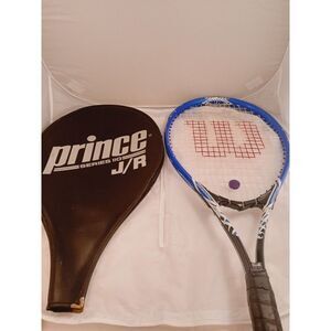 Wilson Tour Slam Tennis Racquet L2 4 1/4" Stop Shock Pads Power Strings